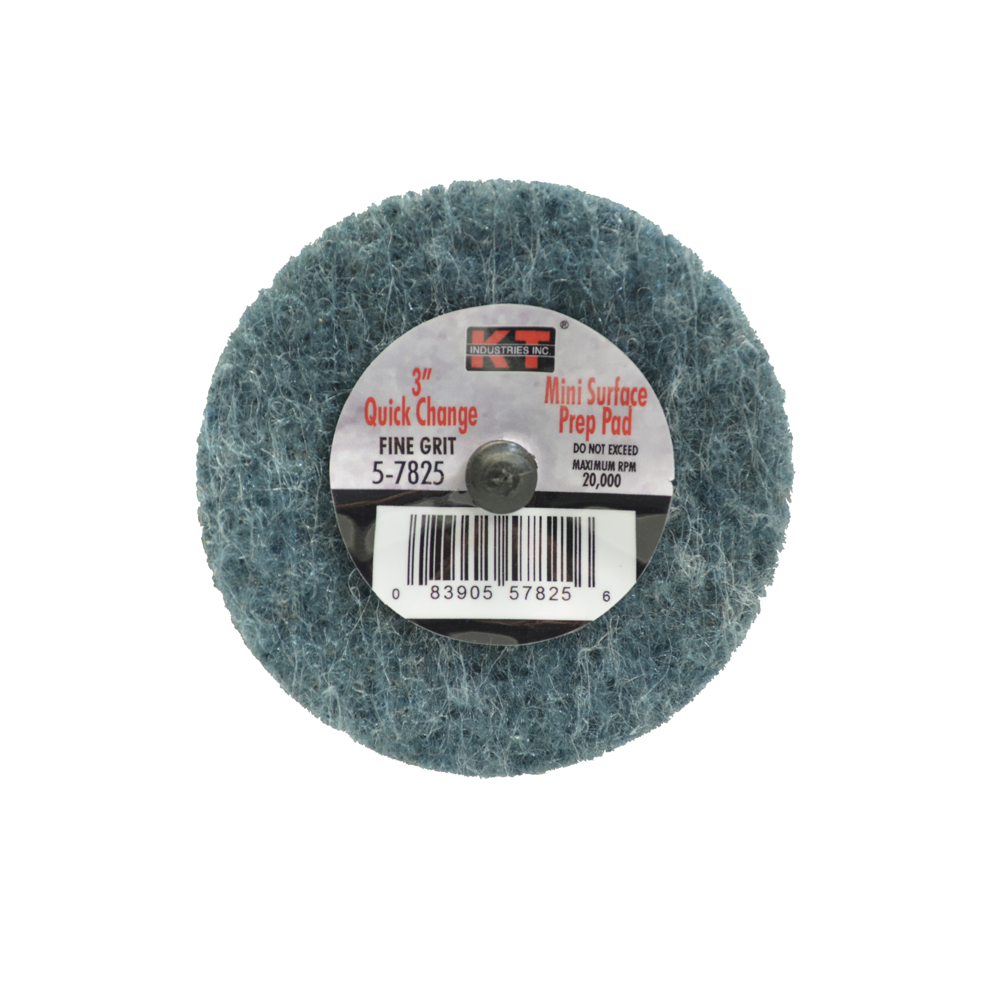 K-T Industries Mini Surface Prep Discs — 3in., Fine Grit, Aluminum Oxide, 5-Pack, Model# 5-7825